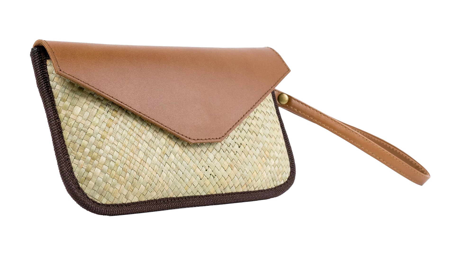 woven phone clutch wallet