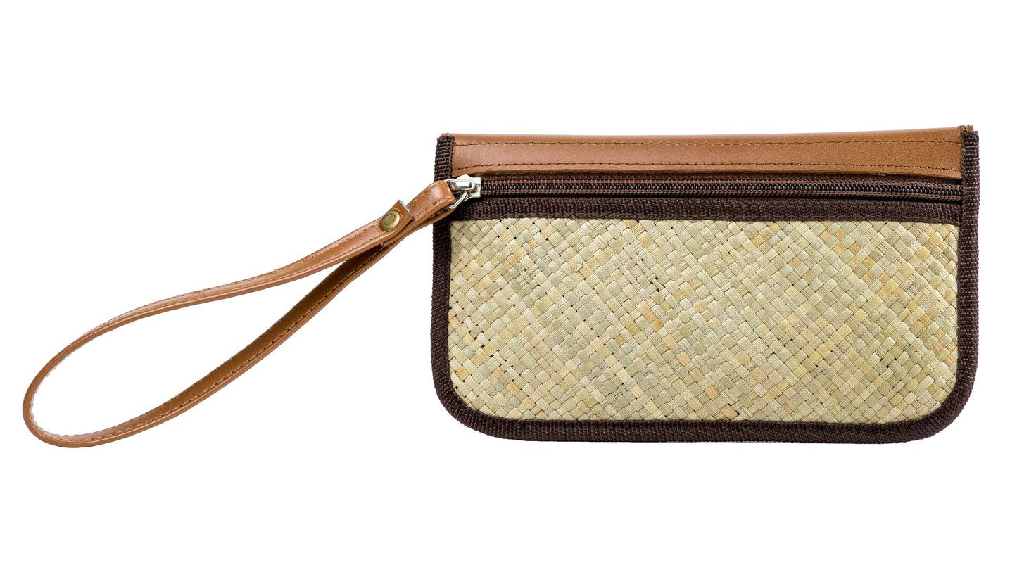 cute woven phone wristlet